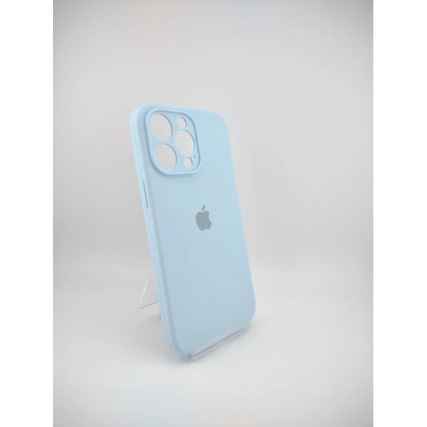 Силіконовий чохол Original RoundCam для Apple iPhone 14 Pro Max (53) блакитного кольору.