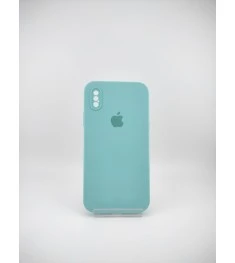Силіконовий оригінальний чохол з квадратними і круглими краями для Apple iPhone ..