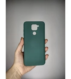 Силикон Original 360 Case Xiaomi Redmi Note 9 / Redmi 10x (Тёмно-зелёный)