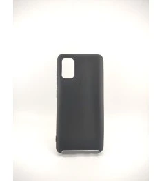 Силіконовий графітовий чохол для Samsung Galaxy A41 (чорний)
