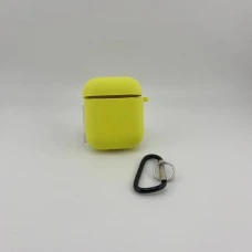 Чехол для наушников Full Silicone Case with Microfiber Apple AirPods (47) Lemonade