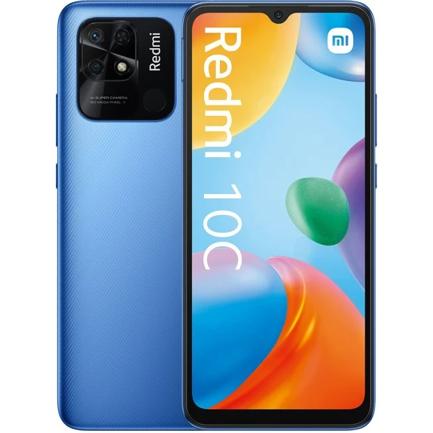 Мобильный телефон Xiaomi Redmi 10C 4/128gb NFC Int (Ocean Blue)