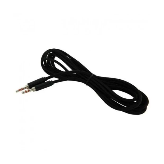 Кабель-AUX Walker A520 (3m) (3.5mm to 3.5mm) (Чёрный)