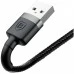 USB-кабель Baseus Cafule Metal Data 2.4A (2m) (Lightning) (Чёрный) CALJK-B01 USB-кабель Baseus Cafule Metal Data 2.4A (2m) (Lightning) (Чёрный) CALJK-B01