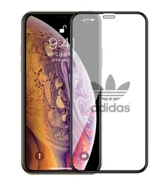 Защитное стекло 5D Picture Apple iPhone X / XS / 11 Pro Black (Adidas)