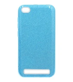 Силикон Glitter Xiaomi Redmi 5a (синий)