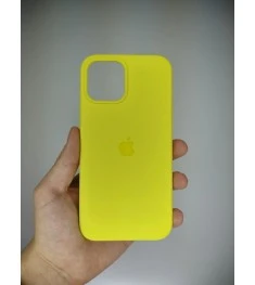 Силіконовий оригінальний чохол Apple для iPhone 12 Pro Max (47) Lemonade.