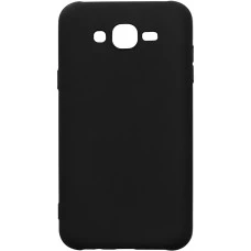 Силикон iNavi Color Samsung Galaxy J7 (2015) J700 (чёрный)