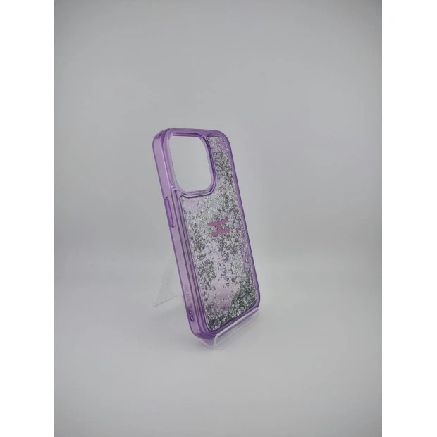 Силикон Soft Sparkles Apple iPhone 14 Pro (Purple)