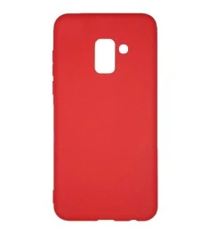 Силикон Multicolor Samsung J6 (2018) J600 (красный)