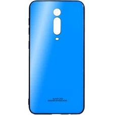 Накладка Glass Case Xiaomi Redmi Mi9T / K20 Pro (Голубой)
