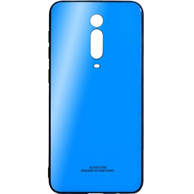 Накладка Glass Case Xiaomi Redmi Mi9T / K20 Pro (Голубой)