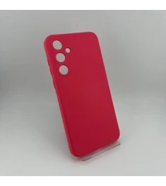 Силікон оригінальний для Samsung Galaxy A35 (ShutCam) (Малиновий)