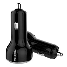 Moxom MX-KC14 Charger Adapter + MicroUSB Cable (Black)
