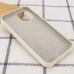 Силіконовий оригінальний чохол для Apple iPhone 15 (41) твердий білий Силіконовий оригінальний чохол для Apple iPhone 15 (41) твердий білий
