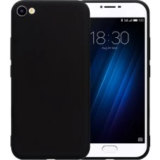Силиконовый чехол Graphite Meizu U10 (черный)