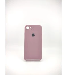 Силіконовий оригінальний квадратно-круглий чохол для Apple iPhone 7  /  8  /  SE..