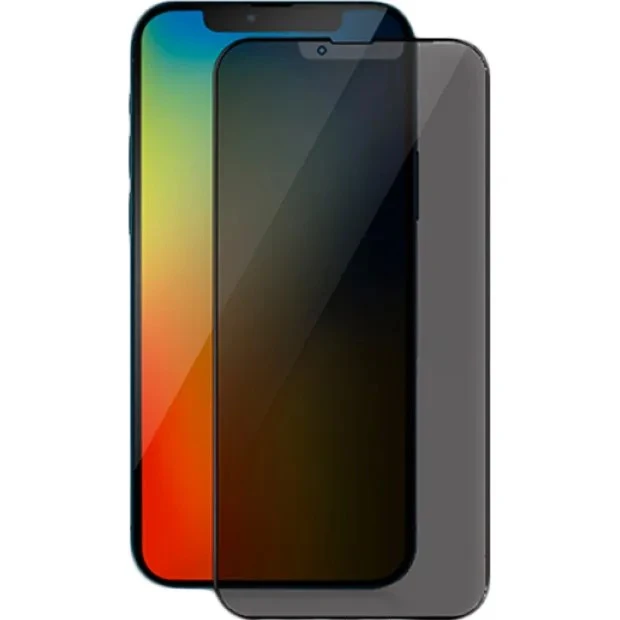 Защитное стекло iLera DeLuxe Incognito Apple iPhone 15 Pro Max (Black) iLInDL15PrMx