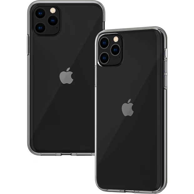 Силіконовий чохол WS для Apple iPhone 11 Pro Max (Прозорий)