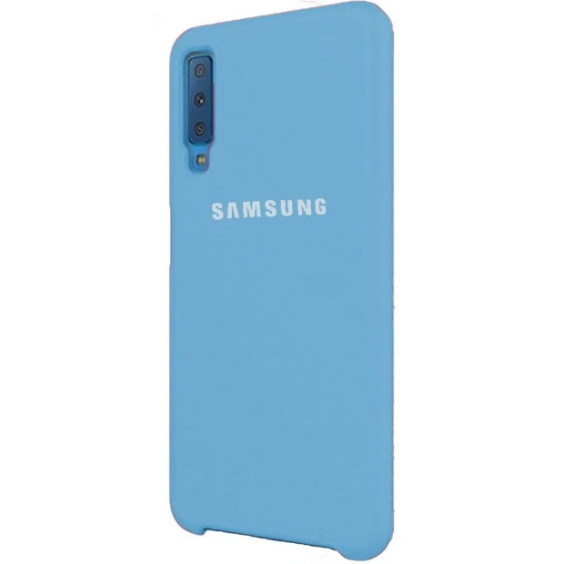 Силиконовый чехол Original Case Samsung Galaxy A70 (2019) (Голубой)