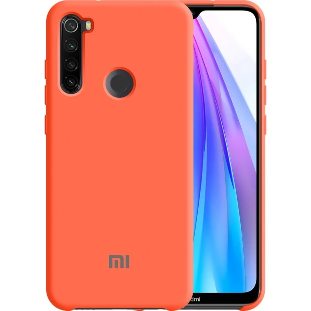 Силикон Original Case Logo Xiaomi Redmi Note 8T (Оранжевый)