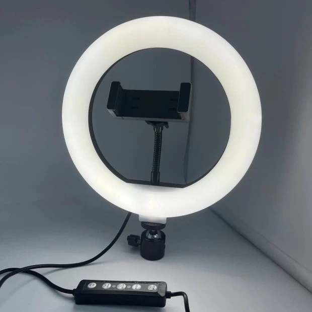 Набір для зйомки LED-лампа RGB200 (20 cm) (Чорний) (Уцінка) (2 Категорія)