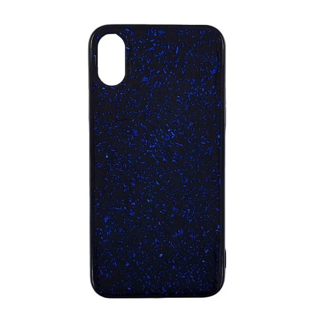 Накладка Confetti Apple iPhone XS Max (Синий)