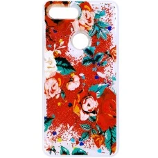 Силиконовый чехол Liquid Fashion Xiaomi Mi8 Lite (Rose)