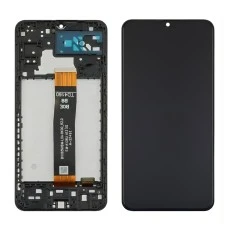 Дисплей для Samsung A136B Galaxy A13 (5G) (2021) с чёрным тачскрином и корпусной рамкой
