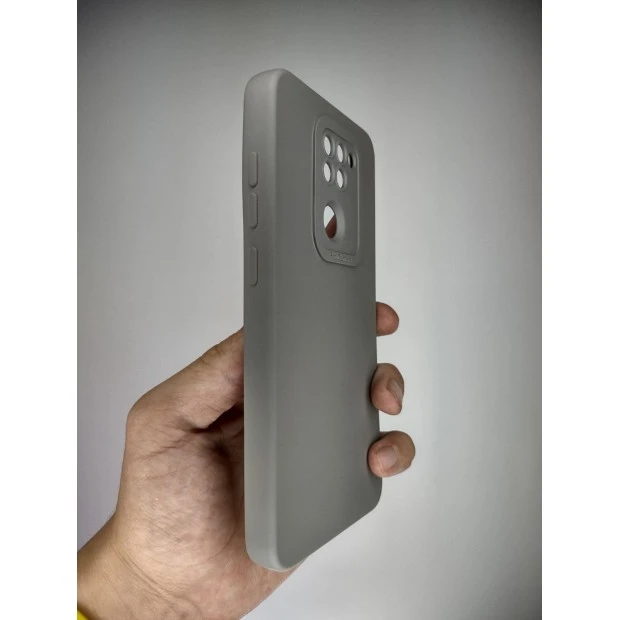 Силикон Original ShutCam Xiaomi Redmi Note 9S / Note 9 Pro (Серый)