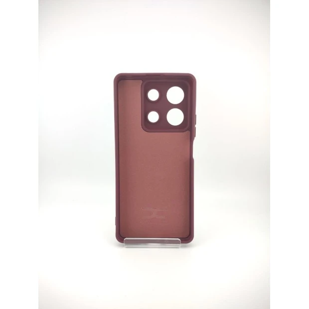 Силіконова накладка Original Xiaomi Redmi Note 13 5G (ShutCam) (Бордовий)