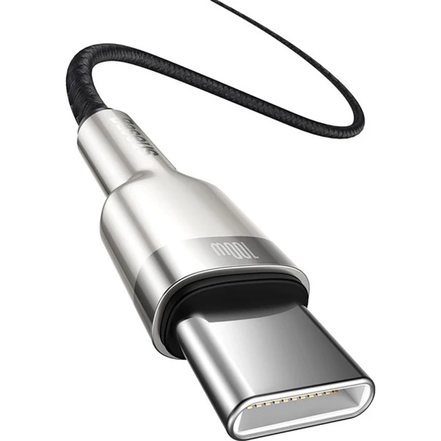 USB-кабель Baseus Cafule 100W (2m)  (Type-C to Type-C) (Black) CATJK-DO1
