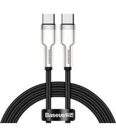 USB-кабель Baseus Cafule 100W (2m)  (Type-C to Type-C) (Black) CATJK-DO1