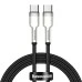 USB-кабель Baseus Cafule 100W (2m) (Type-C to Type-C) (Black) CATJK-DO1 USB-кабель Baseus Cafule 100W (2m) (Type-C to Type-C) (Black) CATJK-DO1
