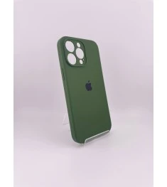 Силіконовий чохол Original RoundCam для Apple iPhone 14 Pro Max (73) лісовий зел..
