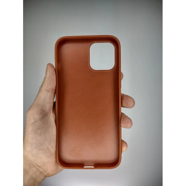 Силикон HDD YSL Apple iPhone 12 Pro Max (Коричневый)
