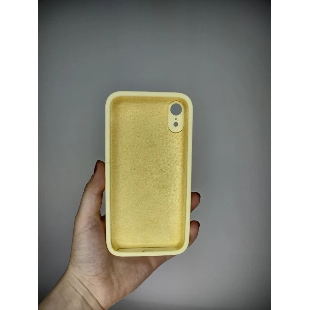Силикон Original RoundCam Case Apple iPhone XR (51) Mellow Yellow