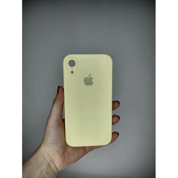 Силикон Original RoundCam Case Apple iPhone XR (51) Mellow Yellow