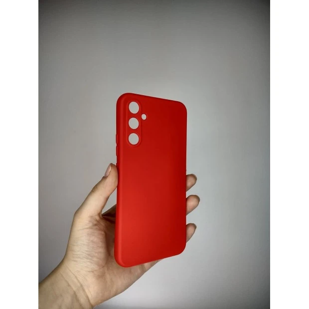 Силикон Original Samsung Galaxy A34 (ShutCam) (Красный)
