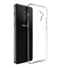 Силикон WS Samsung Galaxy A8 Plus (2018) A730 (прозрачный)