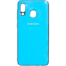 Силиконовый чехол Zefir Case Samsung Galaxy A20 / A30 (2019) (Голубой)