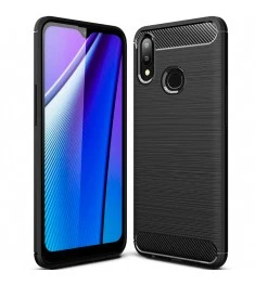 Силикон Polished Carbon Samsung Galaxy A10s (2019) (Чёрный)