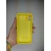 Силіконовий оригінальний квадратний чохол RoundCam для Apple iPhone 11 (13) Жовтий Силіконовий оригінальний квадратний чохол RoundCam для Apple iPhone 11 (13) Жовтий