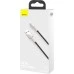 USB-кабель Baseus Cafule Metal Data 2.4A (1m) (Lightning) (Чёрный) CALJK-A01 USB-кабель Baseus Cafule Metal Data 2.4A (1m) (Lightning) (Чёрный) CALJK-A01