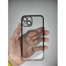 Чехол UMKU Shining with MagSafe Apple iPhone 13 (Black)