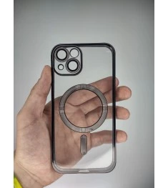 Чохол UMKU Shining з MagSafe для Apple iPhone 13 (Чорний)