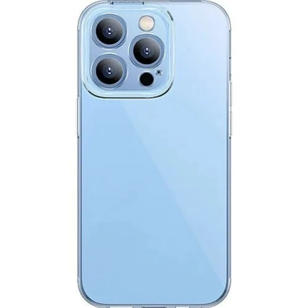 Силиконовый чехол Alabay для Apple iPhone 14 Pro (Прозрачный)