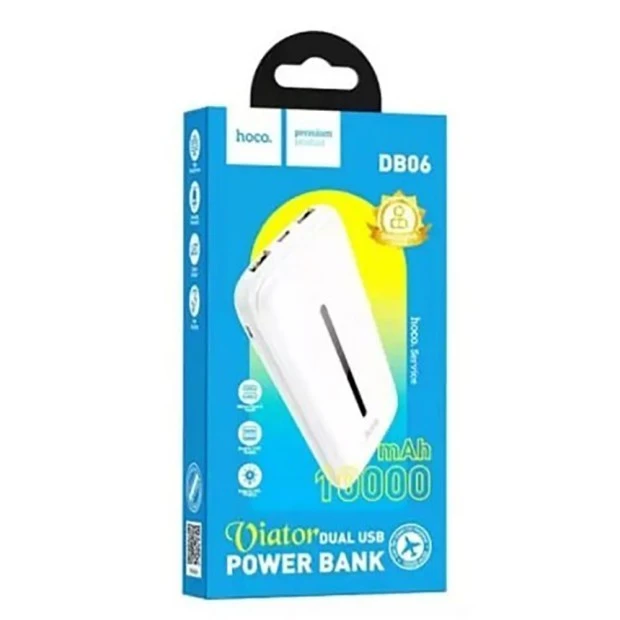 PowerBank Hoco DB06 Viator 10000mAh (White)