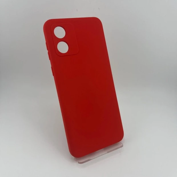 Силикон Original Motorola Moto E13 (ShutCam) (Красный)