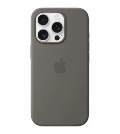 Чохол Silicone Case з MagSafe для Apple iPhone 16 Pro (кам'яний сірий)